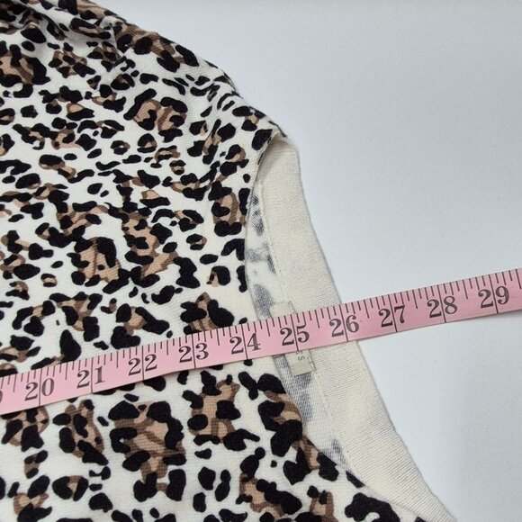 Talbots Leopard Print Crew Neck Sweater Women's Plus Size 2X - Picture 6 of 10